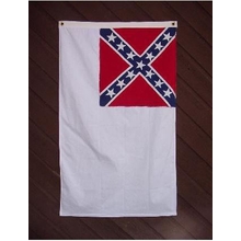 Embroidered Nylon 3X5 2nd National Confederate Flag