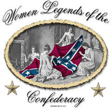 3563L WOMEN SEWIN CONFEDERATE FLAG
