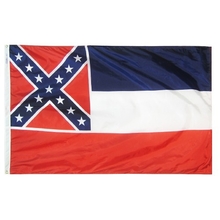 Polyester 3X5 - Mississippi State Flag 
