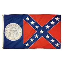 Polyester 3X5 - Old Georgia State Flag 