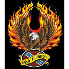 4744L D.O. EAGLE WITH FLAMING WINGS